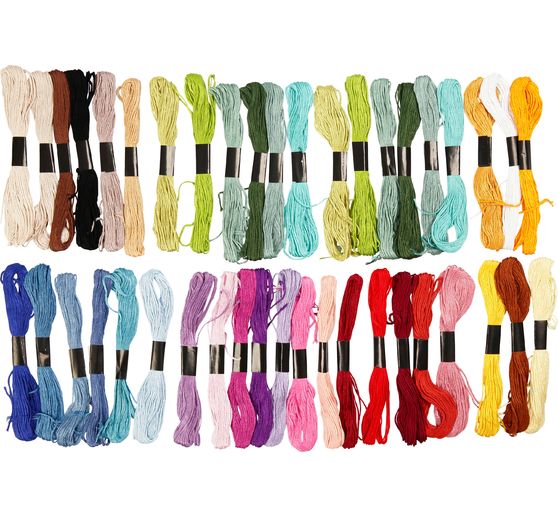 Stickgarnset "Sortierte Farben"