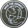 Bügelapplikation "Save the Animals"