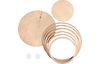 Wooden plates/rings set