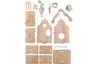 VBS Houten bouwpakket "Konijnen huisjes" kits, met LED