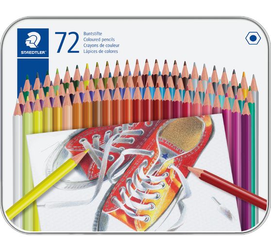 STAEDTLER Buntstift in Metallbox, 72 St.