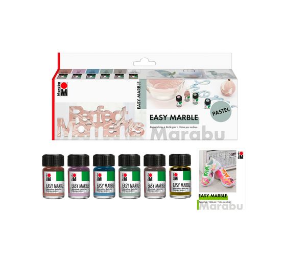 Marabu EASY MARBLE-Set "PASTEL"