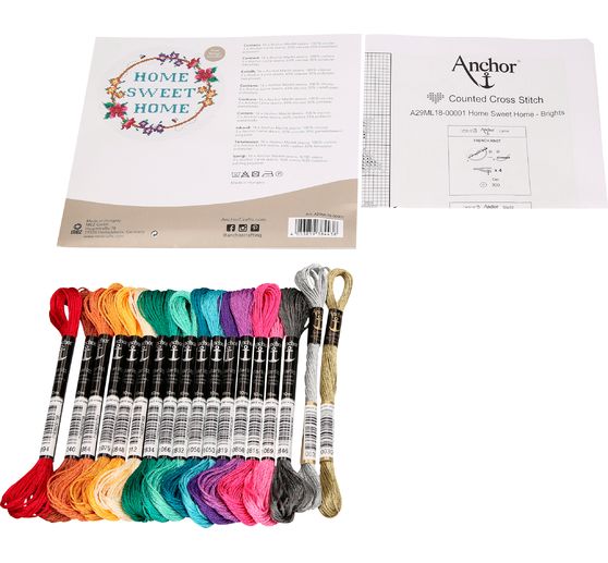 Anchor Marlitt/Lamé Embroidery Thread Assortment "Bright Colors"