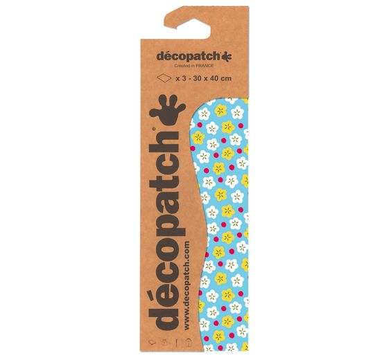 Décopatch-Papier "Blüten"