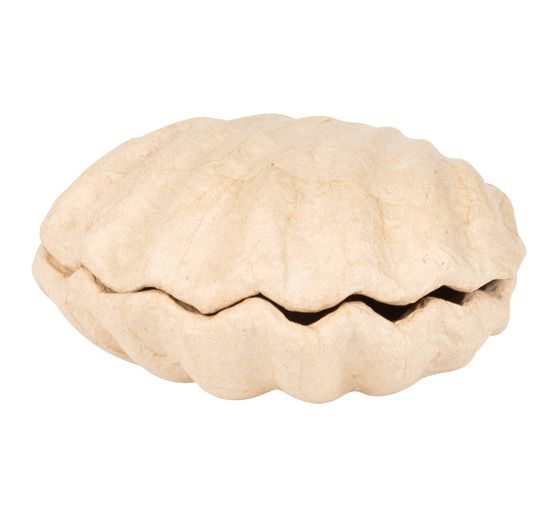 Shell box, papier mâché