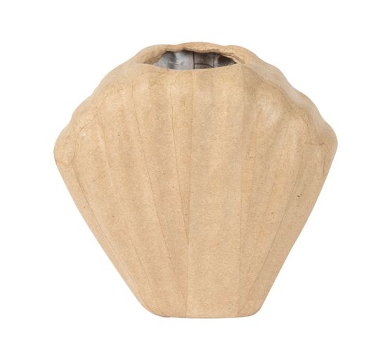 Shell vase, papier mâché, waterproof