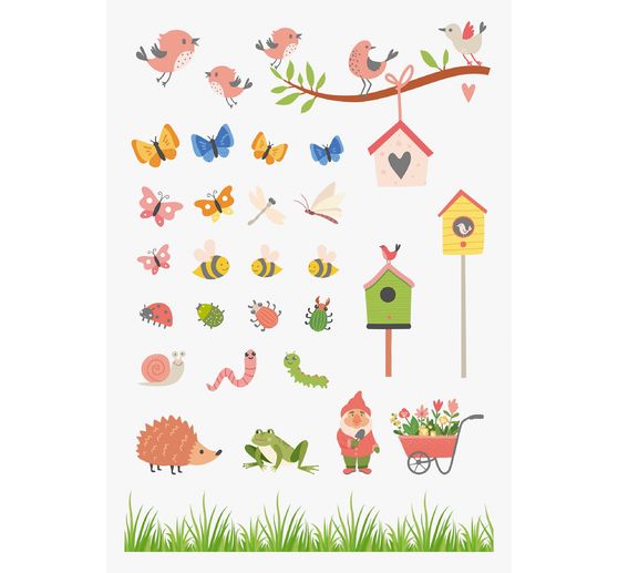 Raamsticker "Tuin"