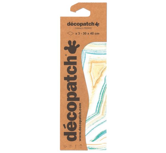 Décopatch paper "Marble Lagoon"