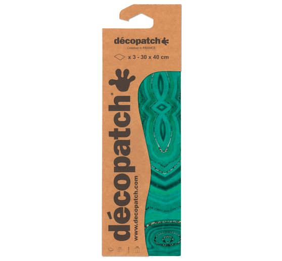 Papier Décopatch « Marbre-Océan »