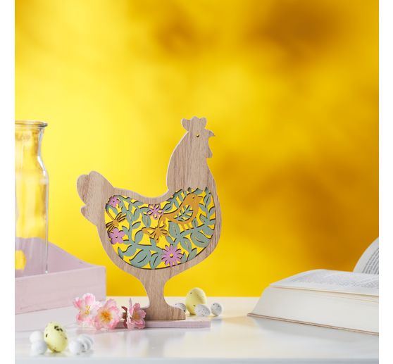 VBS Wooden building kit chicken
