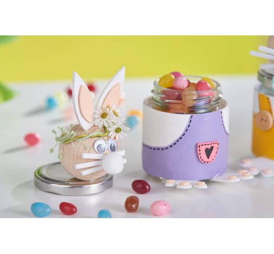 VBS Potjes met schroefdop "Rond", 100 ml, 12 stuks