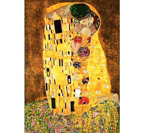 Peinture au numéro « Klimt - Le baiser »