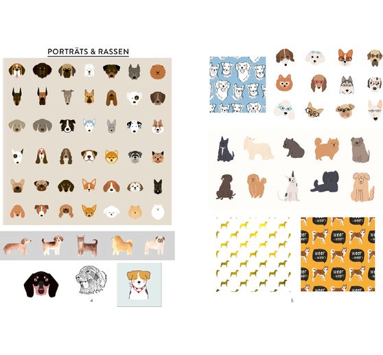 Book "Bullet Journal Stickerbuch - Hundeglück"