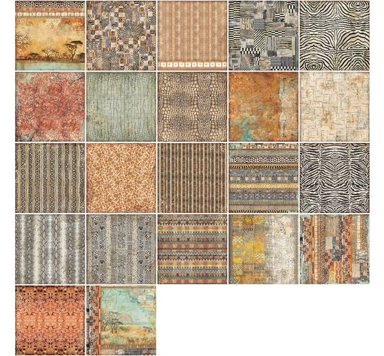 Scrapbook blok "Savana Backgrounds"