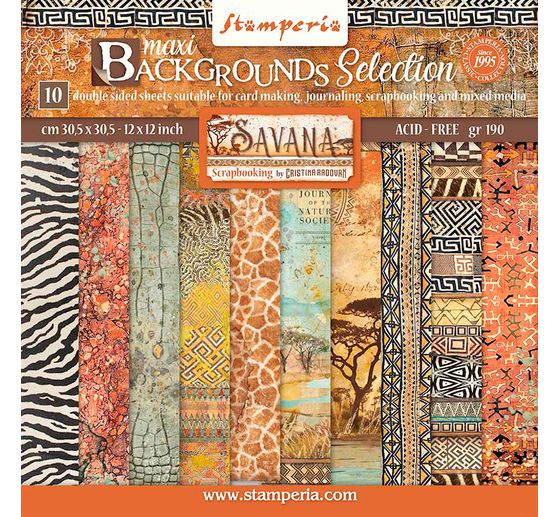 Scrapbook block "Savana Backgrounds"