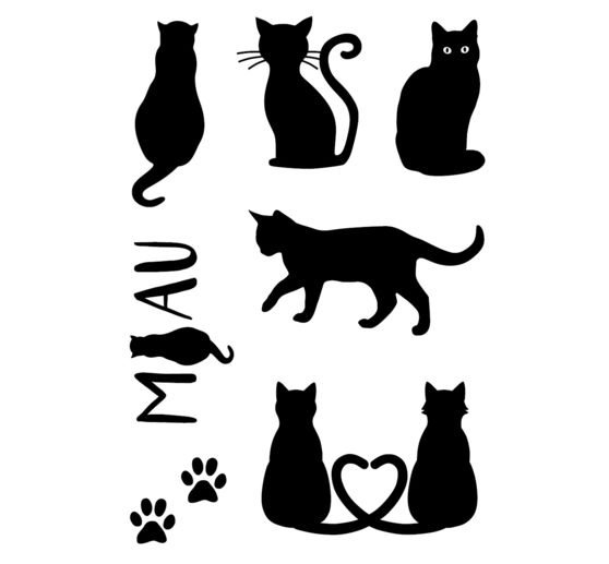 Clear Stamps "Katzen"