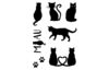 Clear Stamps "Katten"
