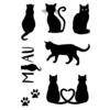 Tampons Clear Stamps &laquo; Chats &raquo;