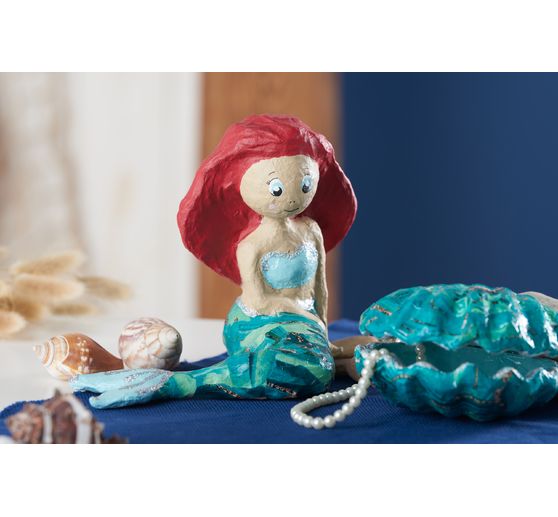 Shell box, papier mâché