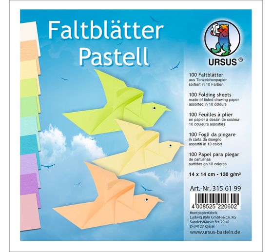 Folding sheets "Pastel"