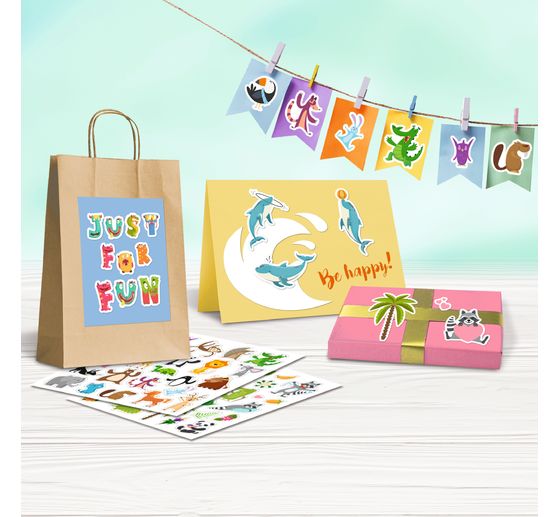 Glitter sticker "Animals"