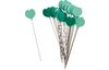 Clover heart shaped pins, for ironing and machine sewing, 20 pcs.