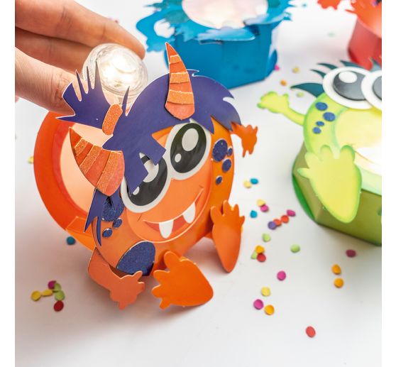 Mini lampjes set "Monster"