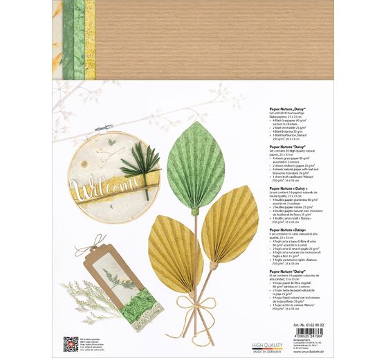 Natuurlijk papier "Daisy"
