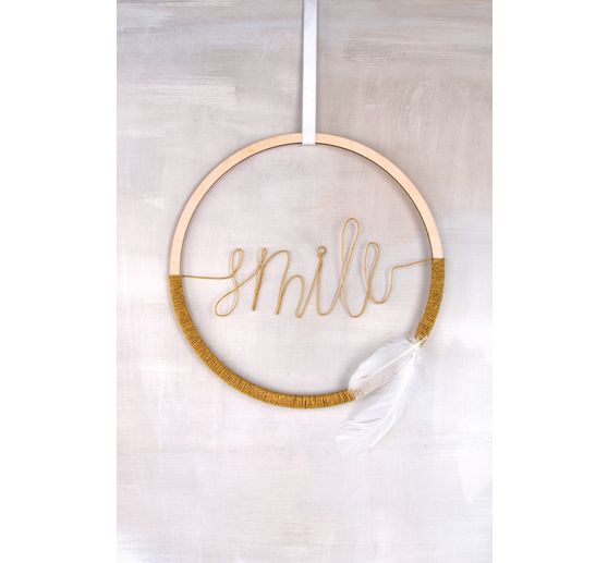 Set houten borden/ringen