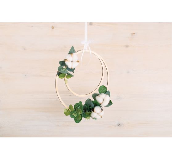 Set houten borden/ringen