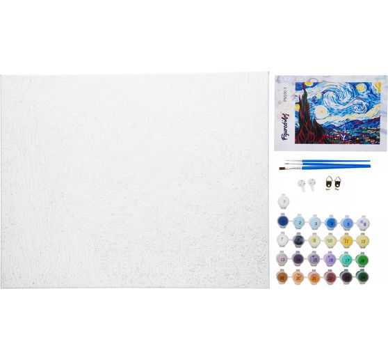 Peinture au numéro « Van Gogh - La nuit étoilée »