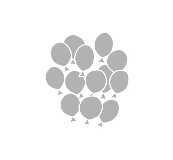 Sjabloon "Ballon druif"