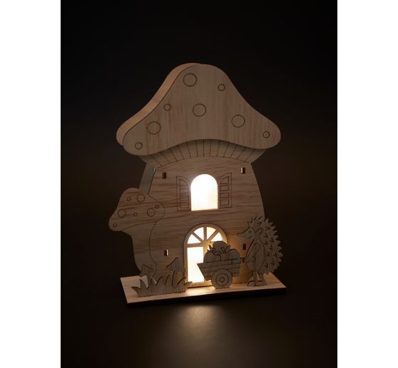 VBS Fliegenpilzhaus "Igel", inkl. LED