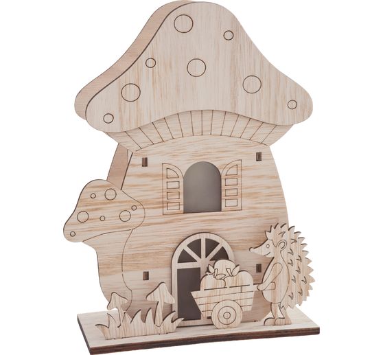 VBS Toadstool house "Hedgehog", incl. LED