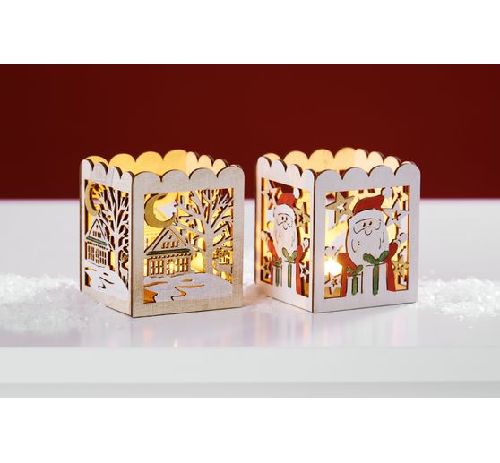 Bougeoirs VBS « Magie de Noël »