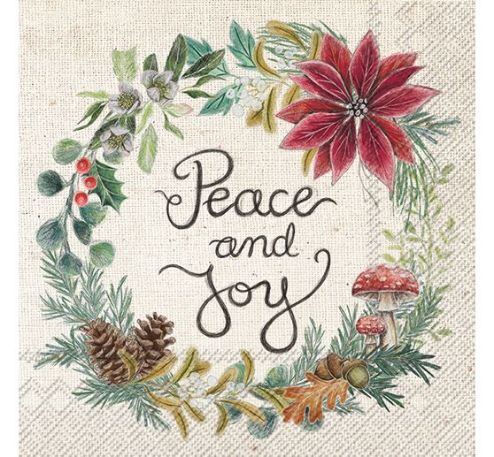 Servet "Peace and Joy"