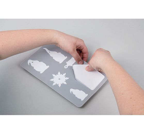 Siliconen gietvorm "Secret Santa"