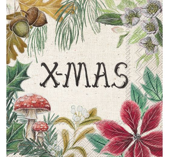 Napkin "Beautiful X-Mas"