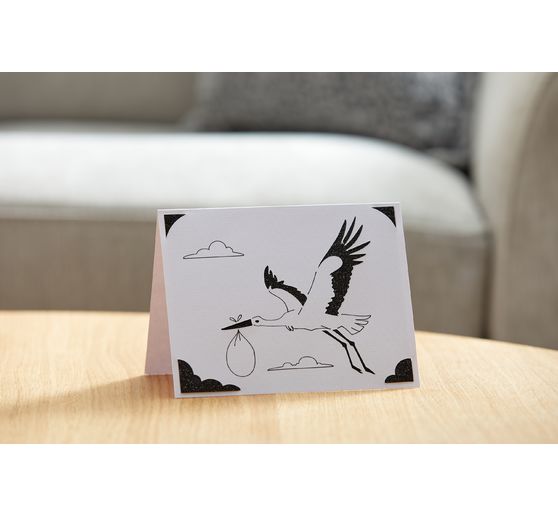 Cricut Joy dubbele kaarten met insteekhoezen & enveloppen "Insert Cards", 10,7 cm x 13,9 cm