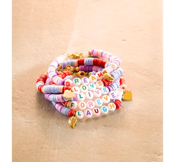 Katsuki sieraden set met letterkralen - LOVE