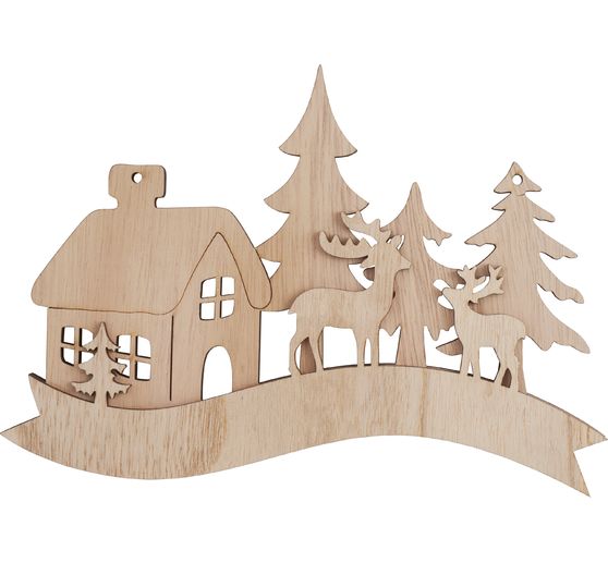 VBS Wooden motif "Winter silhouette"