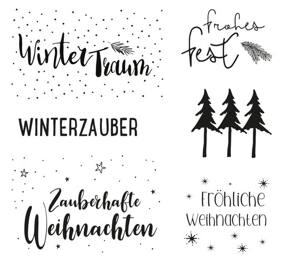 Clear Stamps "Weihnachtsgrüße"