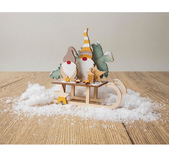 Houten bouwpakket "Klabauter slee"
