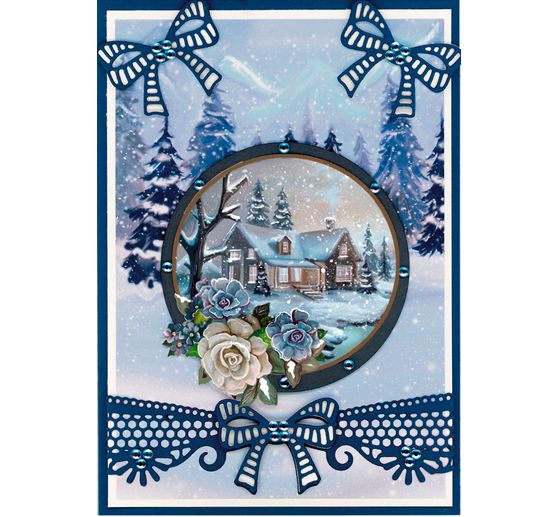  Livret de motifs 3D pré-estampés « Winter Charme » 