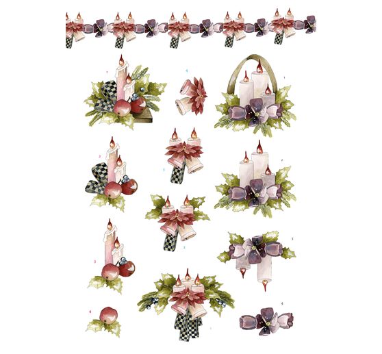 3D stansveldboek "Christmas Flowers"