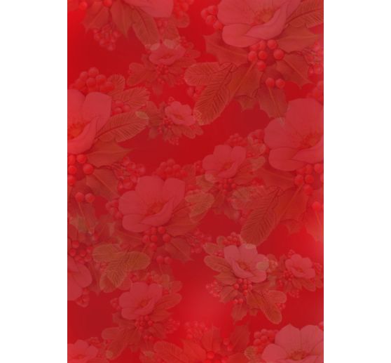 3D stansveldboek "Christmas Flowers"