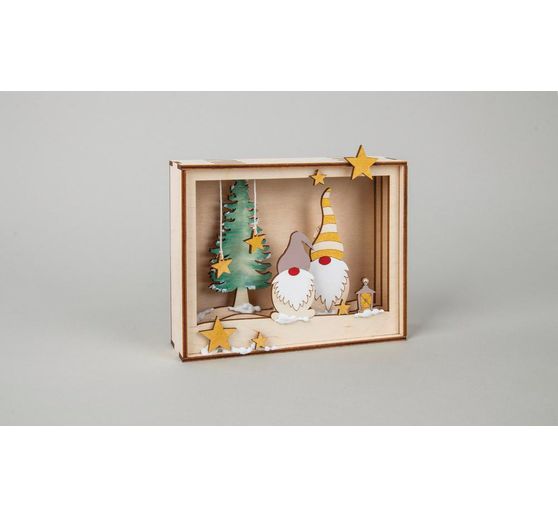 Holzbausatz Motivrahmen "Wichtel"
