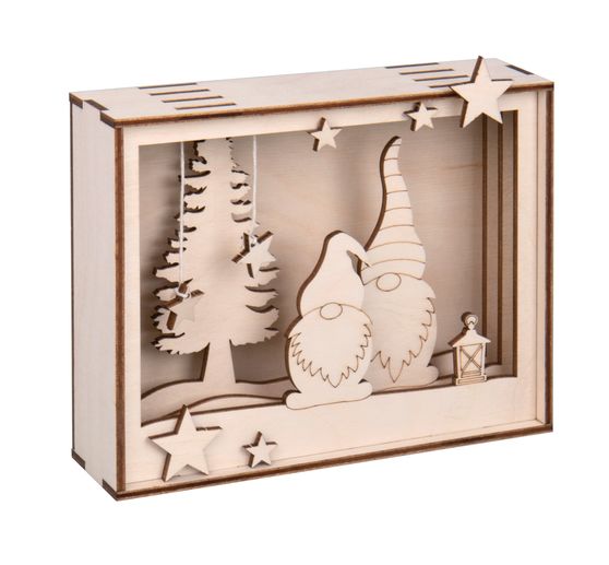 Holzbausatz Motivrahmen "Wichtel"