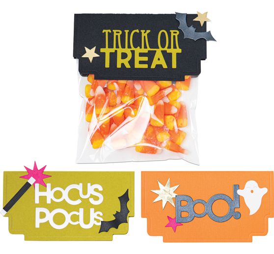 Sizzix Thinlits Stanzschablone "Halloween Toppers"