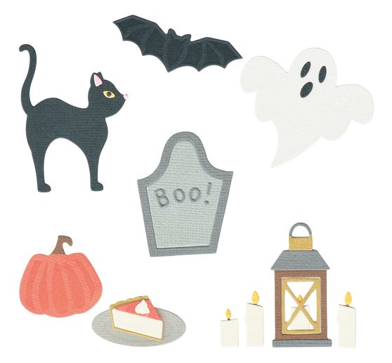 Sizzix Thinlits ponssjabloon "Halloween Motifs"